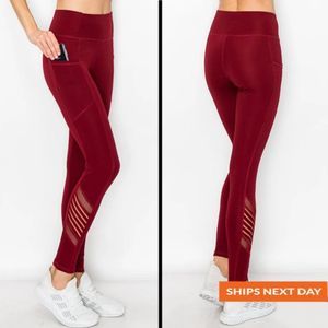 Mesh Detail Pocket Legging - Pocket Legging - Everyday Legging